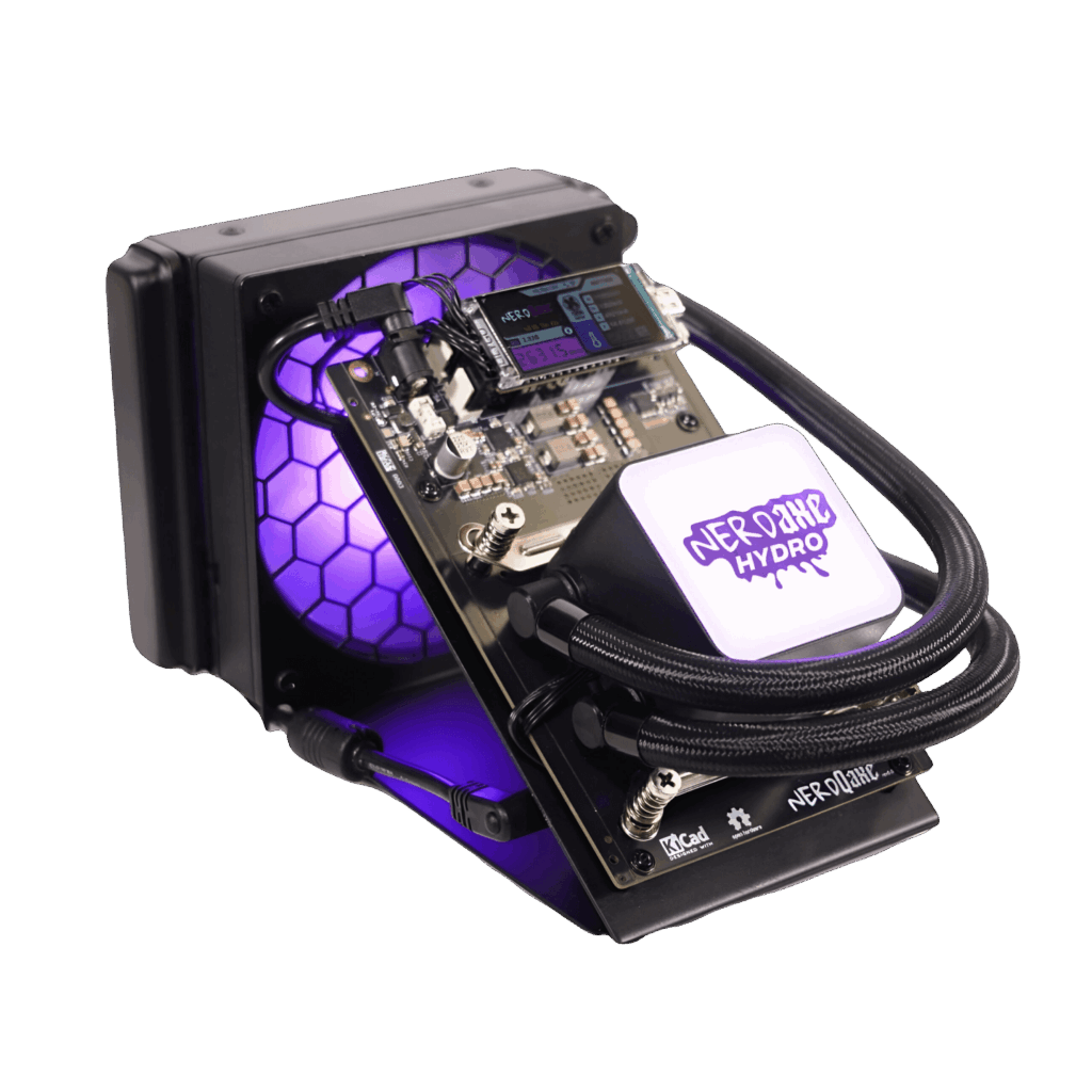 NerdMiner NerdQaxe+ Hydro